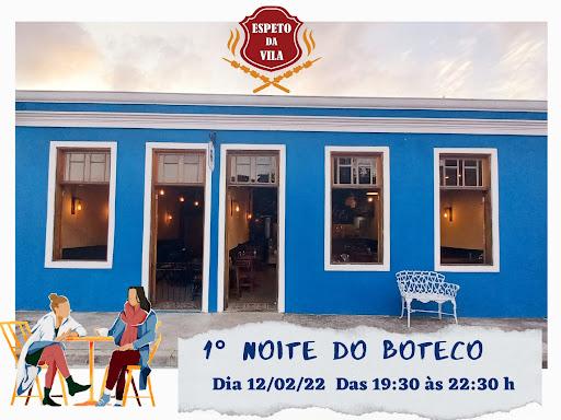1° Noite do Boteco do Espeto da Vila ! 
Incluso rodízio de porções , bebida a parte, Musica ao vivo com D' Rocks Acústico. 