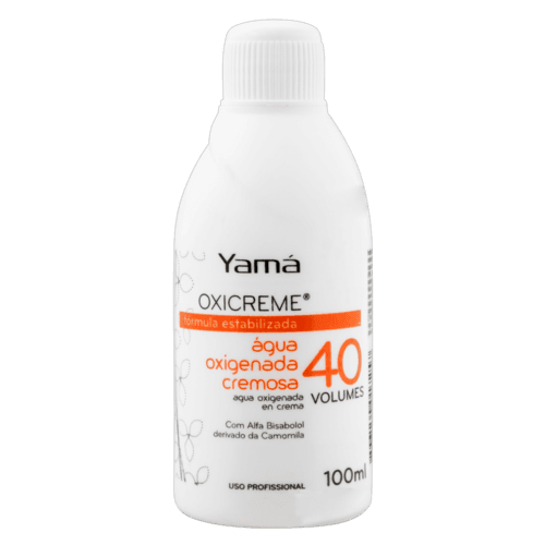 Água Oxigenada 40 Volumes Cremosa Yamá Oxicreme Frasco 100ml - Água Oxigenada 40 Volumes Cremosa Yamá Oxicreme Frasco 100ml