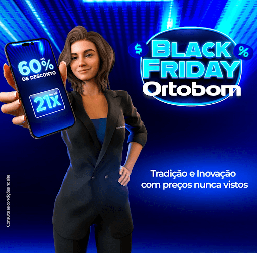 Black Friday Ortobom - Esse é o último final de semana para aproveitar nossas ofertas com até 60% de desconto e 21x 🤩👏

É a oportunidade do ano para garantir colchão, base, cabeceira, travesseiro e tudo que você precisa para melhorar a qualidade do seu sono e ter a cama dos sonhos.

Passe agora em nossa loja e aproveite todas as ofertas!