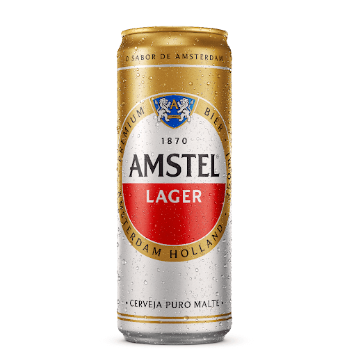 Cerveja Amstel Lata 350ml - A Amstel Lata 350ml é uma cerveja lager puro malte apreciada em mais de 110 países.

Com receita europeia, ingredientes naturais e sem aditivos, levamos mais do que uma cerveja puro malte: levamos o espírito de Amsterdam para o mundo.

Seja na festa, no churrasco ou em casa, a Amstelzona é a cerveja puro malte perfeita para quem tem sede.

A cor dourada e o sabor característico levemente amargo da Amstel vai destacar o espírito livre da marca e de Amsterdã no seu dia a dia.