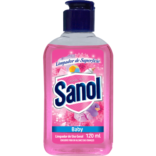 Limpador de Superfícies Essence Baby, Sanol, 120ml - O Limpador Concentrado de Superfície Perfumador da Sanol com Aroma Baby em sua apresentação de 120ml é uma verdadeira celebração de pureza e suavidade. Projetado para famílias que desejam o cuidado mais gentil para suas casas, este limpador não só oferece uma limpeza eficaz contra sujeira e germes, mas também envolve o ambiente com um aroma delicado que remete à ternura e à calma dos quartos infantis. A formulação concentrada assegura que uma pequena quantidade vá longe, criando uma solução de limpeza que é tanto econômica quanto poderosa. A fragrância Baby é cuidadosamente escolhida para garantir que, enquanto as superfícies ficam impecáveis, o ar se mantém fresco e acolhedor, sem irritantes ou odores fortes. Ideal para quem procura um ambiente limpo e uma atmosfera de bem-estar para os mais pequenos, o Limpador Sanol Aroma Baby é a escolha perfeita para uma casa que valoriza a limpeza e a serenidade.