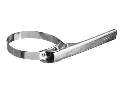 101025 Saca Filtro Abertura Variavel De 82 A 93Mm - Saca filtro de óleo tipo cinta com abertura de 82 a 93 mm. Aplicação: motor 1.6 VW AE/Ford CHT (com filtro de 93 mm), Maxion HS 2.5 e 2.8, MWM 229 e Sprint.
