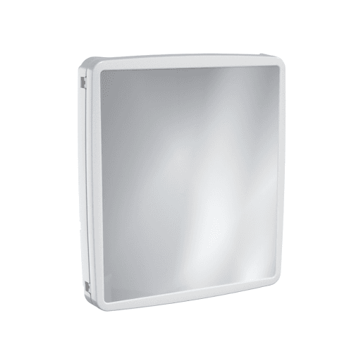 Armario De Plastico Branco - Sintex - Sistema exclusivo de abertura da porta, compacto e resistente, 5 opções de cores, película anti-fungo, para sobrepor ou embutir e 01 ano de garantia.