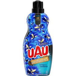 Amaciante UAU Perfumes Carinho & Conforto- UAU - 1L - Sedução e perfume a flor da pele. 8 semanas de perfume e frescor