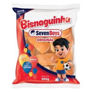 Pão Bisnaguinha Original Seven Boys Pacote 300g - Bisnaguinha Seven boys é sinônimo de pioneirismo, por ser a primeira marca a lançar a categoria no Brasil. São também reconhecida pela sua maciez e sabor.