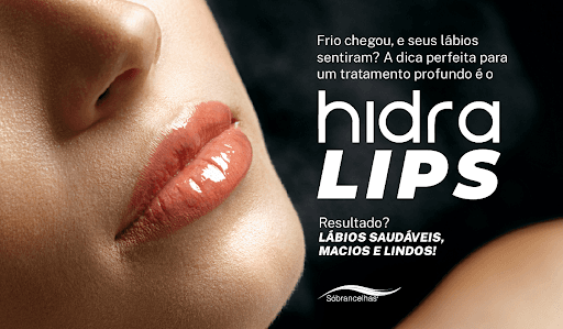 Na Sóbrancelhas, o tratamento Hidralips devolve o viço, a maciez e a cor natural dos lábios com uma combinação poderosa de ativos hidratantes e regeneradores.
Ideal para quem busca lábios com aspecto mais jovem, uniforme e livre de ressecamento.
Venha até a unidade mais próxima e experimente esse cuidado especial com quem entende de beleza!