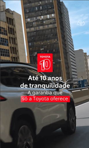 TOYOTA 10 - Já imaginou ter 10 anos de garantia para o seu Toyota?
Com o programa Toyota 10, você pode estender a garantia do seu veículo de forma simples e prática:
Após os 5 anos de garantia básica, é possível ativar a extensão por mais 5 anos!
Além disso, essa novidade não é só para quem comprou um Toyota 0km recentemente.
Se você é proprietário de um Toyota de modelo 2020 em diante, você também pode desfrutar desse benefício!
A única condição é que todas as revisões periódicas tenham sido realizadas na Rede Toyota, garantindo que o veículo permaneça em excelente estado.

Quer saber mais sobre a garantia de até 10 anos? 

Entre em contato agora mesmo!
