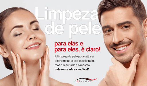 Limpeza de pele: um dos tratamentos mais amados por elas e por eles!
Na Sóbrancelhas, esse cuidado é sucesso entre mulheres e homens — afinal, quem não gosta de ver a pele limpa, saudável e revigorada?

Cada pele é única, e nossos profissionais adaptam o procedimento conforme a necessidade de cada cliente.

O resultado? Pele renovada, poros desobstruídos e sensação de frescor imediato!
Venha sentir na pele o poder desse cuidado!