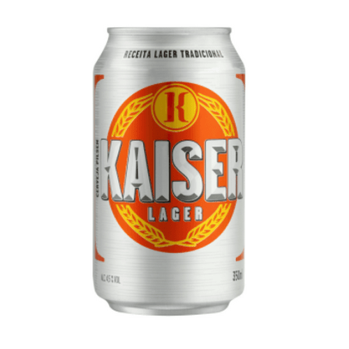 Cerveja Kaiser Lata 350ml - Cerveja Kaiser Lata 350ml Aprecie com moderação. Venda e consumo proibidos para menores de 18 anos.