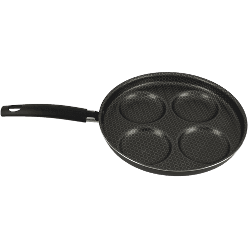 Frigideira Antiaderente Preta 4 Ovos 1,5l Multiflon Gourmet - Frigideira Antiaderente Preta 4 Ovos 1,5l Multiflon Gourmet
