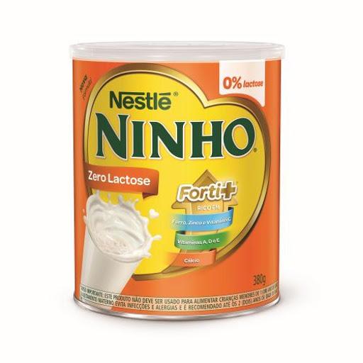 Ninho Forti+ Zero Lactose 380g - Ninho Forti+ Zero Lactose é um composto lácteo fortificado, rico em cálcio, ferro, zinco, vitaminas A, D, C e E essenciais para a nutrição das crianças.NÃO CONTÉM GLÚTEN. ALÉRGICOS: CONTÉM LEITE. DIABÉTICOS: CONTÉM GLICOSE E GALACTOSE. CONSUMIR PREFERENCIALMENTE SOB ORIENTAÇÃO DE MÉDICO OU NUTRICIONISTA.