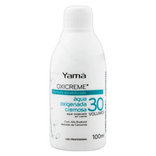 Água Oxigenada 30 Volumes Cremosa Yamá Oxicreme Frasco 100ml - Água Oxigenada 30 Volumes Cremosa Yamá Oxicreme Frasco 100ml