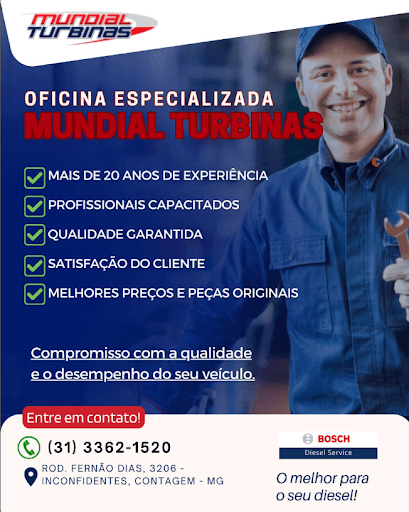 🔧Mundial Turbinas, Paixão em cuidar do seu Diesel! 🚛

Com mais de 20 anos de experiência, somos especialistas em turbinas, bombas injetoras, injeção eletrônica diesel e Arla 32. Trabalhamos com peças originais, equipamentos de ponta e oferecemos atendimento especializado para garantir o melhor desempenho do seu veículo a diesel.

📞 Entre em contato: (31) 3362-1520
.
.
#MundialTurbinas #OficinaAutorizadaBosch #ServiçosDiesel #QualidadeGarantida #EspecialistasEmTurbinas