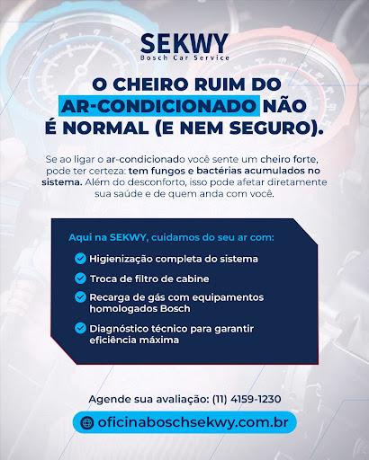 Respirar um ar limpo dentro do carro é questão de saúde, não de luxo. 
Na BOSCH SEKWY, realizamos higienização completa do sistema de ar-condicionado, troca de filtros e recarga de gás, sempre com equipamentos homologados Bosch e atenção aos detalhes. 

🔧 Atendimento especializado, transparência no serviço e acompanhamento por fotos e vídeos direto no seu WhatsApp. 

📲 (11) 4159-1230 
🌐 www.oficinaboschsekwy.com.br 
📍R. Eugênio Manoel de Oliveira, 134 - Centro, Vargem Grande Paulista - SP. 

. 
. 
. 
#BoschService #HigienizaçãoAutomotiva #ArCondicionado #SaúdeNoTrânsito #SEKWY #IQA #VargemGrandePaulista