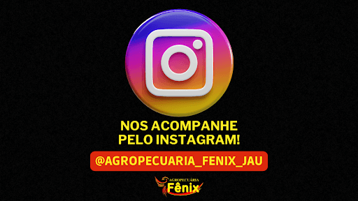 Fique por dentro de todas as novidades e ofertas da Agropecuária Fênix! Siga-nos no Instagram e acompanhe nosso dia a dia, dicas de cuidados para seus pets, promoções exclusivas e muito mais. Junte-se à nossa comunidade e compartilhe momentos especiais com seus animais. No Instagram da Fênix, você encontra tudo o que seu pet precisa para ser feliz e saudável. Não perca!