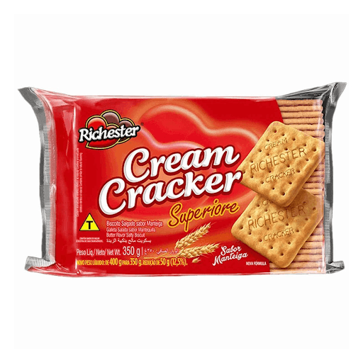 Biscoito richester cream cracker -