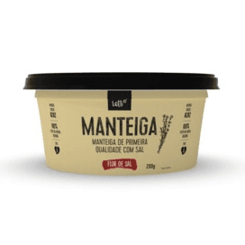 Manteiga Letti A² com Flor de Sal 200g - Feito com leite Tipo A  apenas de vacas A2A2 e flor de sal. Sem nada de conservantes, estabilizantes ou corantes.