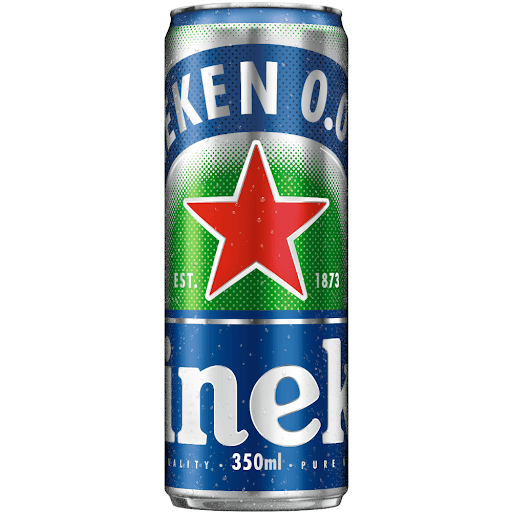 Cerveja Heineken 0,0% Alcool Lata 350ml - Cerveja Heineken 0,0% Alcool Lata 350ml Aprecie com moderação. Venda e consumo proibidos para menores de 18 anos.