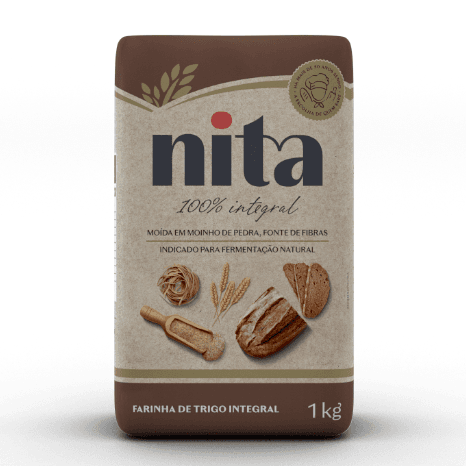 Farinha de Trigo Nita Integral 1kg - Farinha de trigo especial elaborada com grãos de trigo espécie Triticum aestivum L. ou outra espécie do gênero Triticum.





Principais Aplicações:


Para uso universal, apresenta características ideais para pães e massas caseiras.





Lista de Ingredientes





100% Trigo