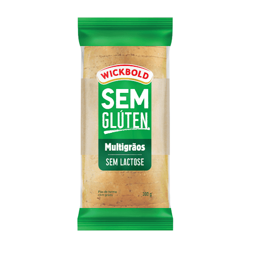 Pão de Forma Multigrãos sem Glúten Zero Lactose Wickbold Pacote 300g - O pão sem glúten multigrãos possui baixo teor de gordura saturada e apresentam gorduras boas, uma excelente opção para quem precisa abrir mão do glúten, mas com muito sabor.