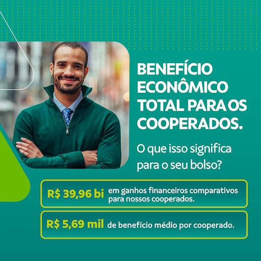 Benefício Econômico Total é o saldo positivo que nossos cooperados deixaram de gastar em operações financeiras ao usar os produtos e serviços do Sicoob. Tudo isso é fruto de: taxas menores nas operações de crédito; economia em tarifas; melhor remuneração das aplicações financeiras; compartilhamento de resultado financeiro entre cooperados; ações sociais e educacionais para os cooperados e suas comunidades. Assim, toda essa economia beneficia diretamente o bolso dos cooperados e também gera um impacto positivo nas comunidades onde o Sicoob está presente.

Só em 2024 os resultados nacionais foram, R$ 39,96 bi em ganhos financeiros comparativos para nossos cooperados, e R$ 5,69 mil de benefício médio por cooperado. 

Saiba mais em: https://encurtador.com.br/tBxEs