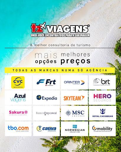 Onde você encontra tudo para a sua viagem!

Nós, da TZ Viagens, somos uma agência multimarca com parcerias de longa data. Com uma ampla curadoria selecionamos os melhores fornecedores do turismo brasileiro e internacional com os quais atuamos para transformar o seu sonho em realidade.

Nosso compromisso é proporcionar as melhores experiências aos viajantes que não se contentam com menos do que o melhor. Por isso na TZ Viagens você tem acesso a uma consultoria personalizada, com os melhores programas ao melhor custo benefício. E isso, a gente garante!😉

🌏 Segurança, profissionalismo, conhecimento, comprometimento e paixão pelo turismo. Fazer do seu sonho o nosso sonho! Isso é o que nos move e nos motiva, todos os dias, a ir além.