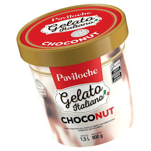 Gelato Italiano Choconut  Pote 1,5l - Paviloche - PIZZA 460GR BACON PREM 1X10