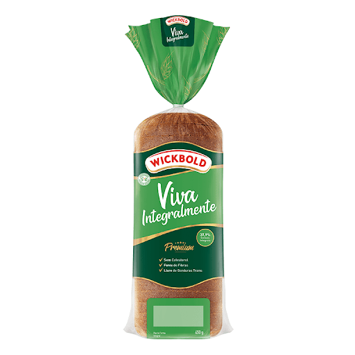 Pão de Forma Viva Integralmente Pacote 450g - Com formato e textura exclusiva, a linha forma Wickbold preza por quem busca sabor, maciez e nutrição