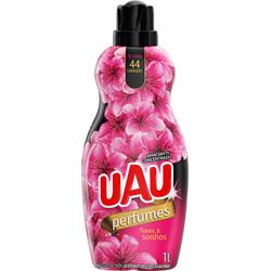 Amaciante UAU Perfumes Flores & Sonhos - UAU - 1L - Sedução e perfume a flor da pele. 8 semanas de perfume e frescor