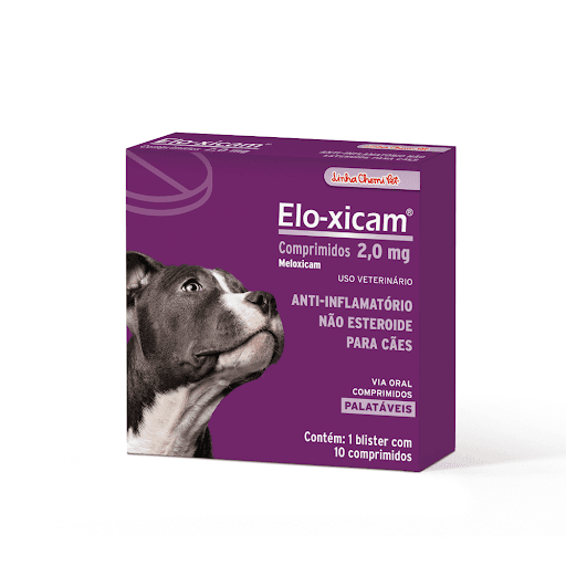 Elo-Xicam 2,0 Mg Comprimidos - É um Anti-inflamatório indicado em processos inflamatórios dos cães e gatos, nas patologias dolorosas agudas ou crônicas.