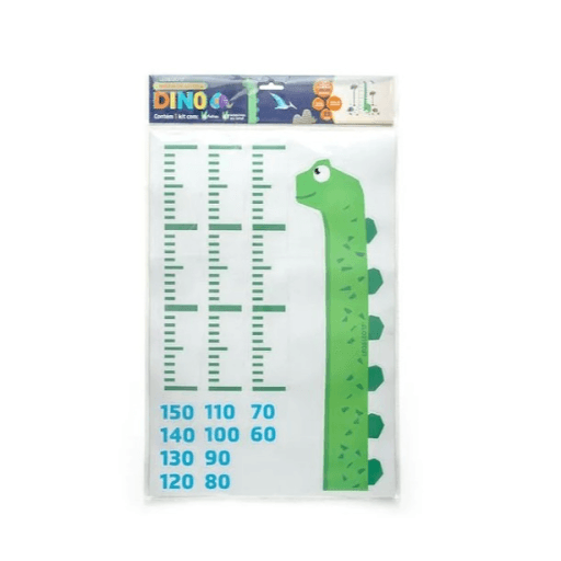 Régua de Altura 1,5m Dino - Leo&Leo - Para quem quer acompanhar um momento único e especial na vida dos filhos, que é o crescimento e desenvolvimento das crianças, nada melhor do que a divertida Régua de Altura 1,5m Dino - Oppbag C/ 1 un Leo&Leo.
Trata-se de uma régua autoadesiva temática de 1,5m, composta por 41 adesivos com tema Dino para montar como quiser, decorando e embelezando o ambiente de casa. De fácil e rápida aplicação, a régua é para ser fixada a partir de 60cm do chão, preferencialmente em locais lisos, sem texturas, longe do calor e umidade.
A criatividade corre solta com os adesivos da Régua de Altura 1,5m Dino - Oppbag C/ 1 un Leo&Leo sendo colados como os pais acharem melhor. Assim, pode-se acompanhar o desenvolvimento das crianças e ver os filhos crescerem onde a brincadeira, o lúdico e a magia do universo dos dinossauros e da pré-história farão parte do dia a dia da família, numa lembrança especial.