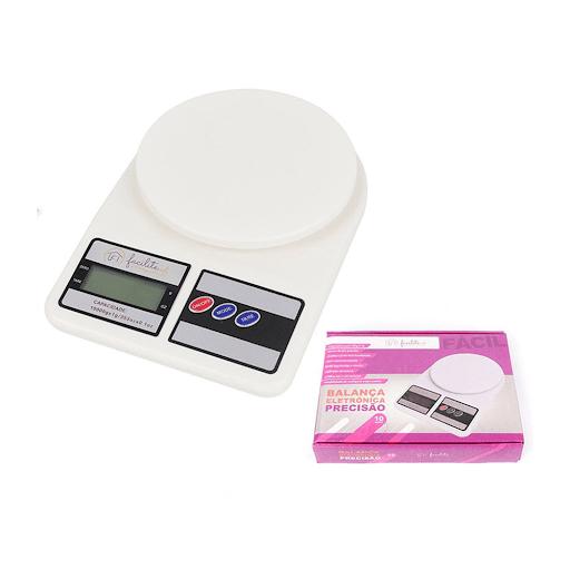 Balança Digital para Cozinha Facilite 10kg-Multicoisas - Com a balança digital para cozinha da Facilite você poderá pesar até 10 kg e otimizar suas receitas e tarefas. Com alta precisão de calibragem e função gramas ou oz, possibilita que você tenha exatidão nas suas pesagens. Seu visor é de cristal em líquido LCD e desliga automaticamente após alguns minutos sem uso.