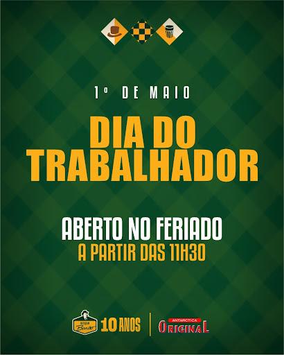 No Dia do Trabalhador, o trabalho é nosso, mas a comemoração é de todos! 🥳

Nesta quinta, 1º de maio, estaremos aberto a partir das 11h30 para receber você com aquele chope gelado, comida de respeito e o clima que só o Botequim Barão tem!🍺🍽️🍸

Chame os amigos, família e venha celebrar o feriado com a gente! 😉