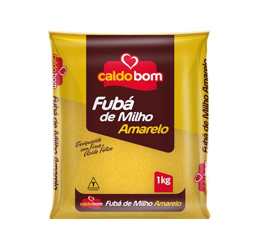 Fubá Amarelo 1kg - Caldo Bom - NÃO CONTÉM GLÚTEN.
