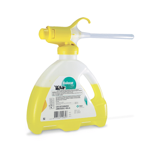 Halocur 490 ML - HALOCUR é recomendado para a prevenção e controle da diarreia devido ao Cryptosporidium parvum em bezerros.