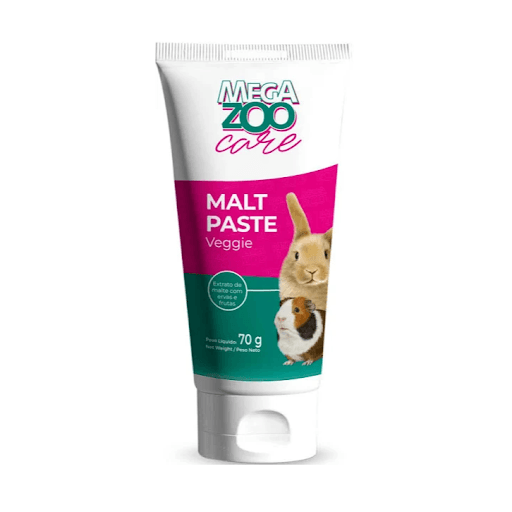 Megazoo care malt paste veggie 70 g - Linha inédita para saúde, higiene e beleza do seu pet.