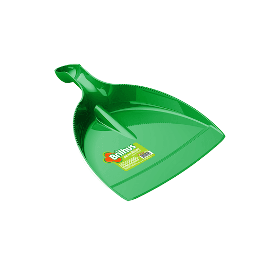 Pá de Lixo Brilhus com Friso Limpadora de Vassoura Bettanin-Multicoisas - A Pá de Lixo Bettanin possui friso limpador para remover a poeira e resíduos que ficam nas cerdas das vassouras.