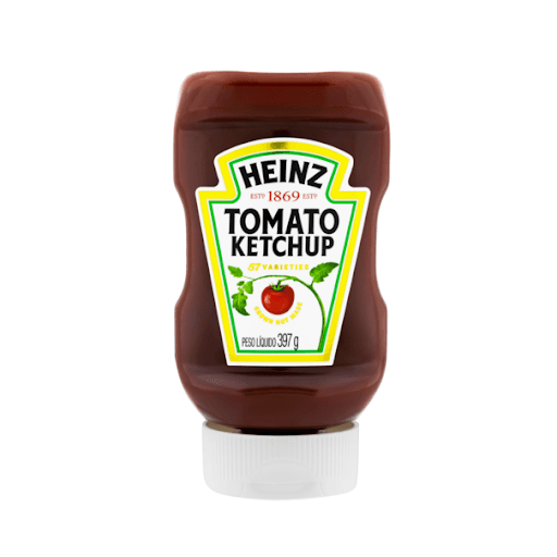 Ketchup Heinz 397g  - Esse é o ketchup da Heinz! O Ketchup Heinz 397g é um item obrigatório nas compras dos apaixonados por ketchup, na medida certa pra deixar seus lanches do dia a dia mais gostosos.