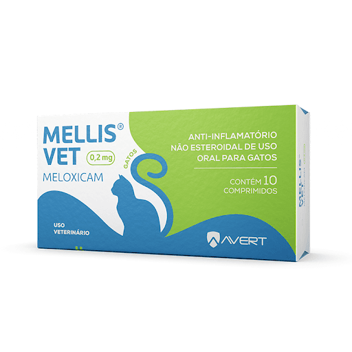 Mellis Vet 0,2Mg Com x 10 - Avert - Mellis Vet ® é um anti-inflamatório não esteroidal composto por Meloxicam, inibe a produção de prostaglandinas envolvidas no processo inflamatório.