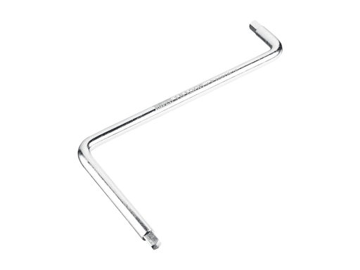 151006 Chave para Bujão do Óleo do motor Renault - Chave com 2 encaixes quadrados de 8 mm (com comprimentos diferentes) para bujão do cárter de diversos motores Renault e Peugeot/Citroën.

Também aplicado ao bujão do câmbio de diversos veículos Renault, Peugeot, Citroën e Nissan.