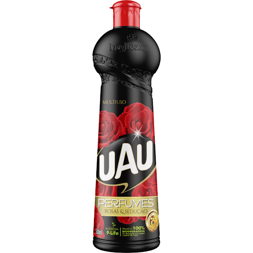 Multiuso Rosas e Sedução - UAU - 500ml - Entre limpeza e perfume escolha os dois.