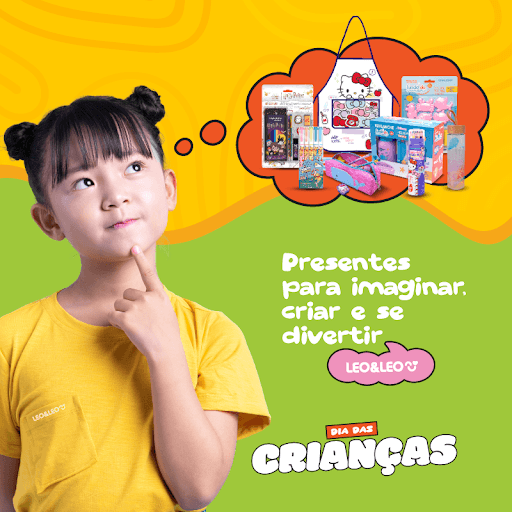 Presentes para imaginar, criar e se divertir! Aqui tem Leonora 🤩