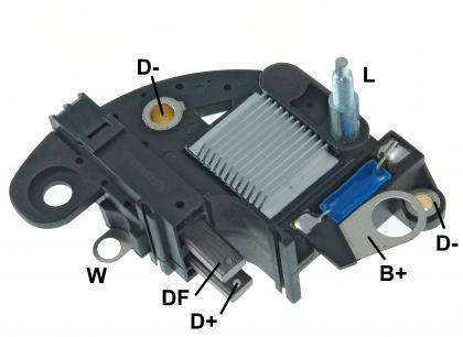 REGULADOR DE VOLTAGEM GA121 - 14V - Magneti Marelli: 581 200 5300, 581 200 5600, 836 113 61, 855 61291, 855 612 91010, RTM 121 A, RT510099
FIAT: Punto, Pálio, Tempra, Selecta
GM: Corsa, Celta, Prisma, Classic 95>09 
Tecnologia: Convencional
Campo: Positivo
Set Point (V): 14,4