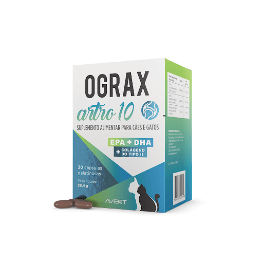 Ograx Artro 10 Cap x 30 - Avert - OGRAX Artro 5 é um suplemento alimentar composto por nutrientes essenciais as articulações.