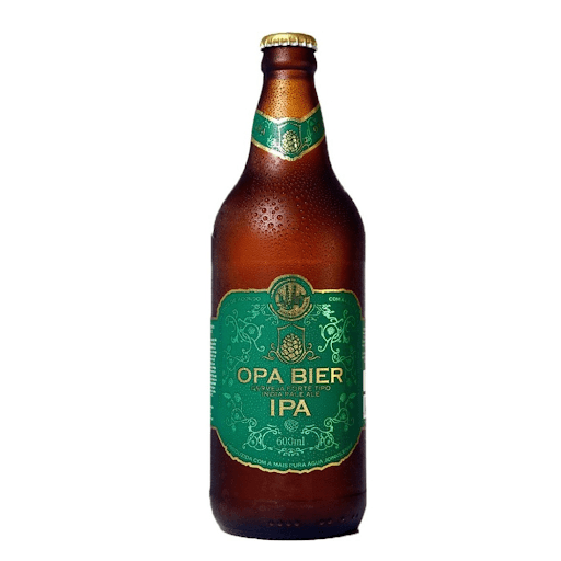 Cerveja IPA 600ml - OPA BIER - Segundo lendas cervejeiras, o estilo IPA foi criado pelos ingleses para suportar longas viagens entre a Inglaterra e a Índia. Para resistir à travessia, a cerveja recebeu uma dose extra de lúpulo, que possui atividade antioxidante e um percentual mais alto de álcool, que conferiram maior durabilidade à cerveja. Para atingir o equilíbrio entre aroma e amargor, a Opa Bier harmoniza 3 lúpulos especiais nessa receita de sabor intenso e cítrico.