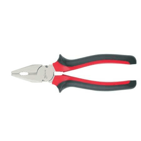 Alicate Universal Niquelado 8” MTX-Multicoisas - O Alicate Universal MTX é a opção perfeita para quem precisa de um alicate versátil e resistente. Com 8 polegadas e revestido em níquel, que aumenta a durabilidade das bordas da lâminae impede a corrosão, possui cabo de plástico ergonômico preto e vermelho que evita que os dedos escorreguem da ferramenta. Desenvolvido para cortar, apertar e dobrar cabos e metais, vai ser o auxiliar perfeito para suas tarefas.