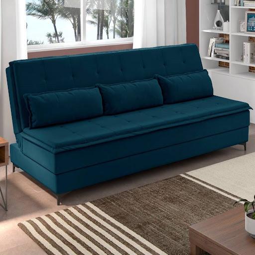 Sofá Cama 3 Lugares Ortobom