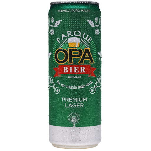 Cerveja Premium Lager Parque 350ml - OPA BIER - De estilo americano, nossa Premium Lager Puro Malte possui corpo leve e exala notas florais de lúpulos nobres com um sutil sabor de maltes claros especiais. Seu amargor médio e seco, gera uma agradável sensação que nos convida para o próximo gole. Extremamente refrescante, sua espuma é abundante e duradoura.