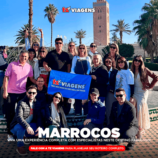 O Marrocos não precisa ser um sonho distante para você… ✨

A TZ Viagens é especialista em roteiros para o Marrocos, desenhando a jornada perfeita para quem deseja ir além dos cartões-postais.

Mais do que visitar, nossos pacotes são pensados para você viver a cultura marroquina de verdade. Nós cuidamos de cada detalhe para que sua única preocupação seja absorver a magia deste destino fascinante.

Quer saber mais? 📞 Fale com a gente e receba uma proposta personalizada!

#tzviagens @tzviagens #agenciadeviagens #turismointernacional #roteirodeviagem #marrocos