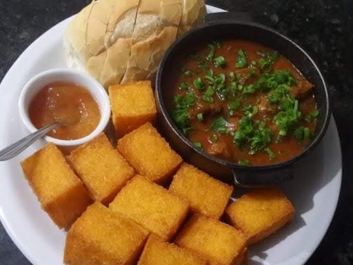 Oferta de boas-vindas (https://support.google.com/business/?p=turn_down_welcome_offers)
Prato participante do comida di buteco. Polenta frita recheada com provolone e parmesão,  geléia de pimenta, carne de panela e pão francês.  